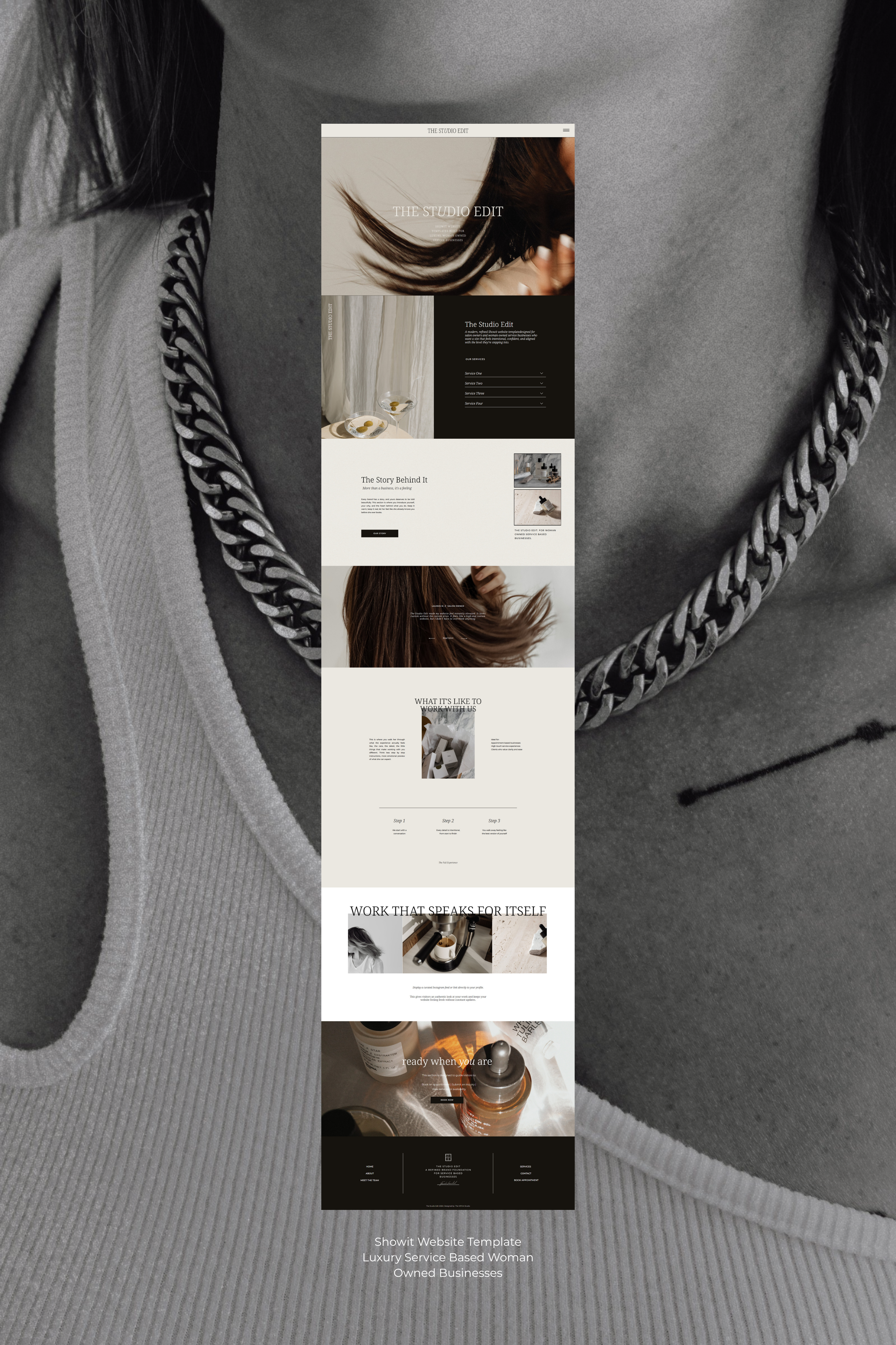 The Edit // Showit Website Template