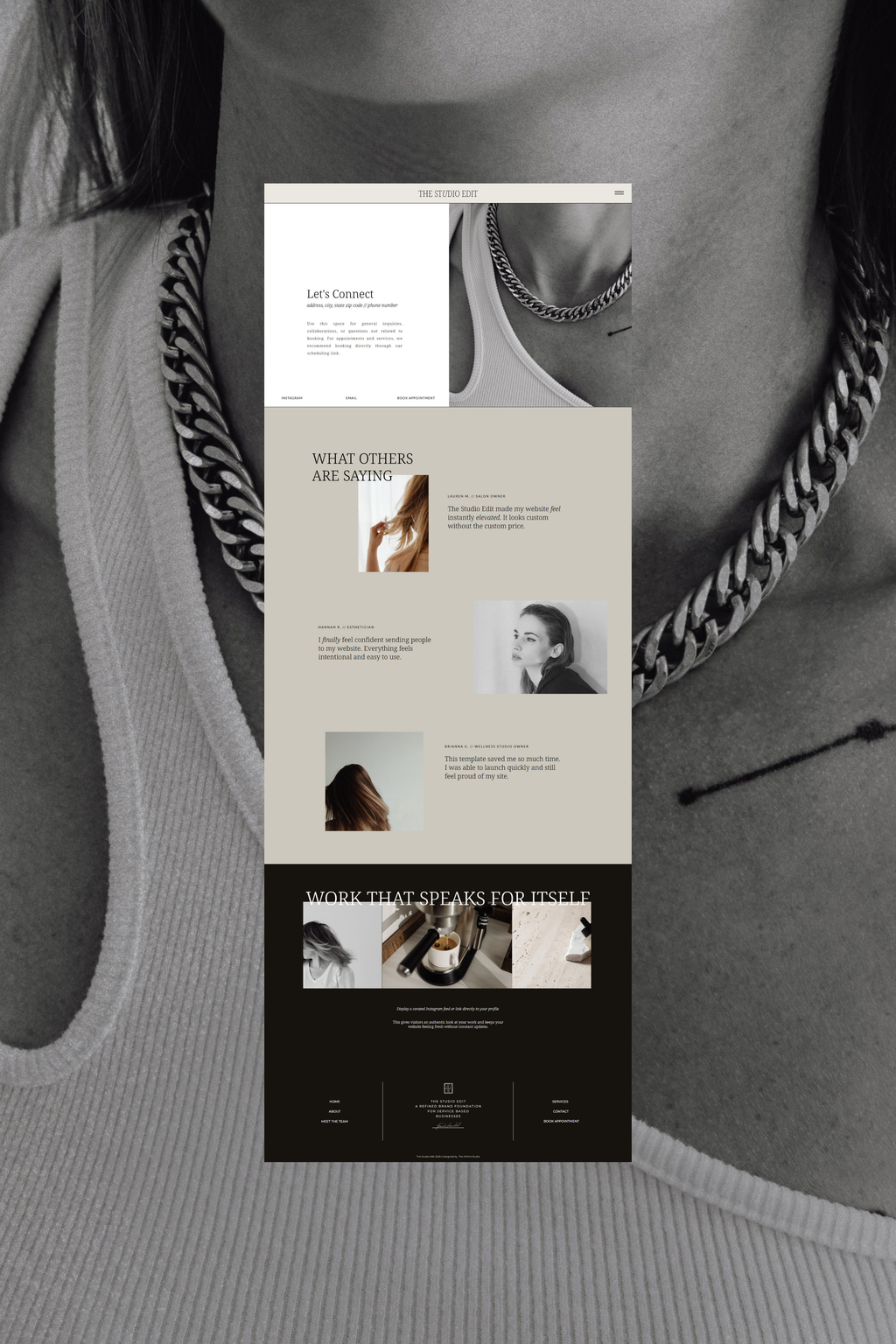 The Edit // Showit Website Template
