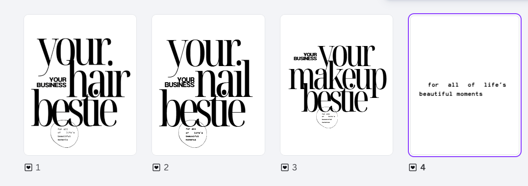 Your Hair Bestie Merch Template