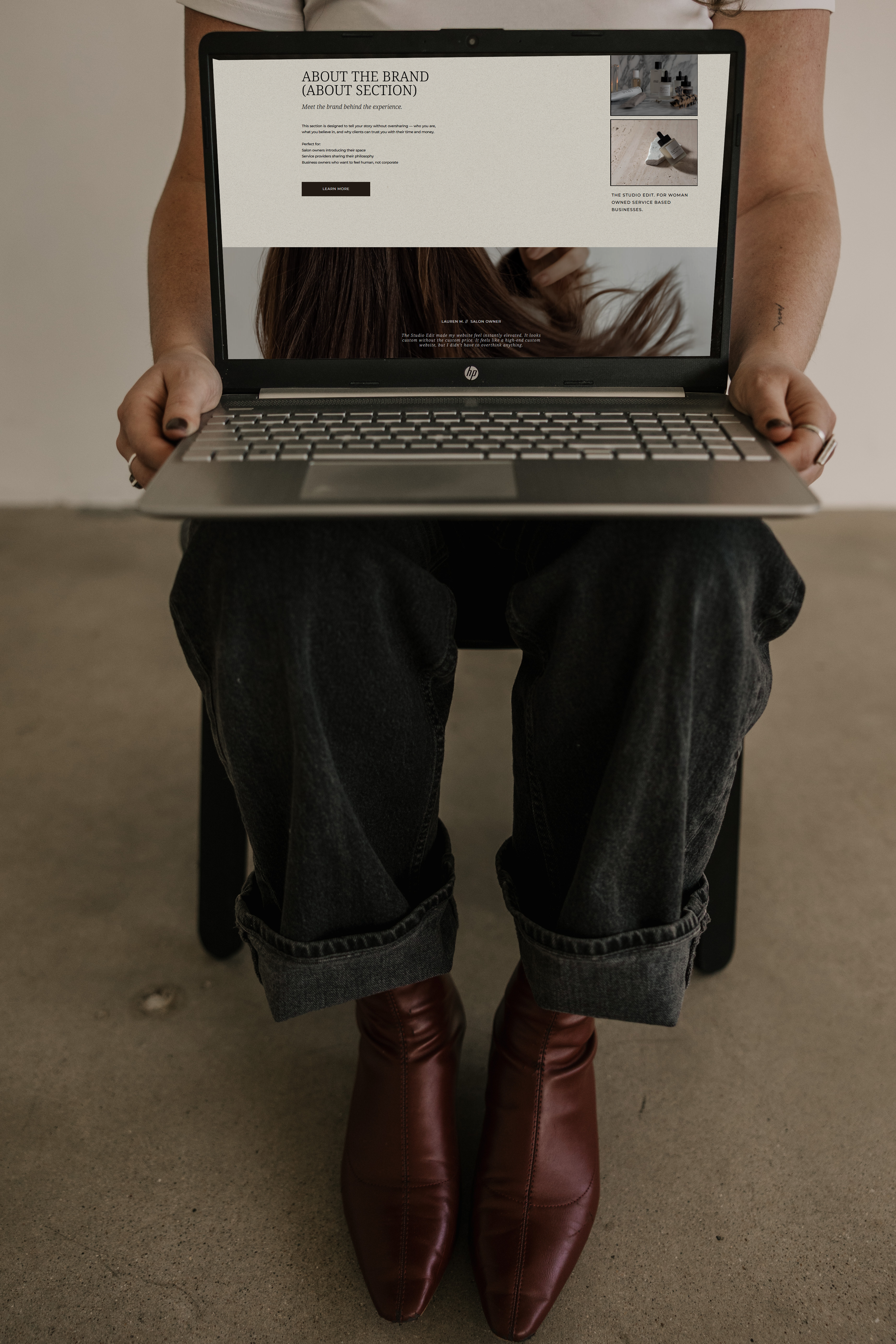 The Edit // Showit Website Template