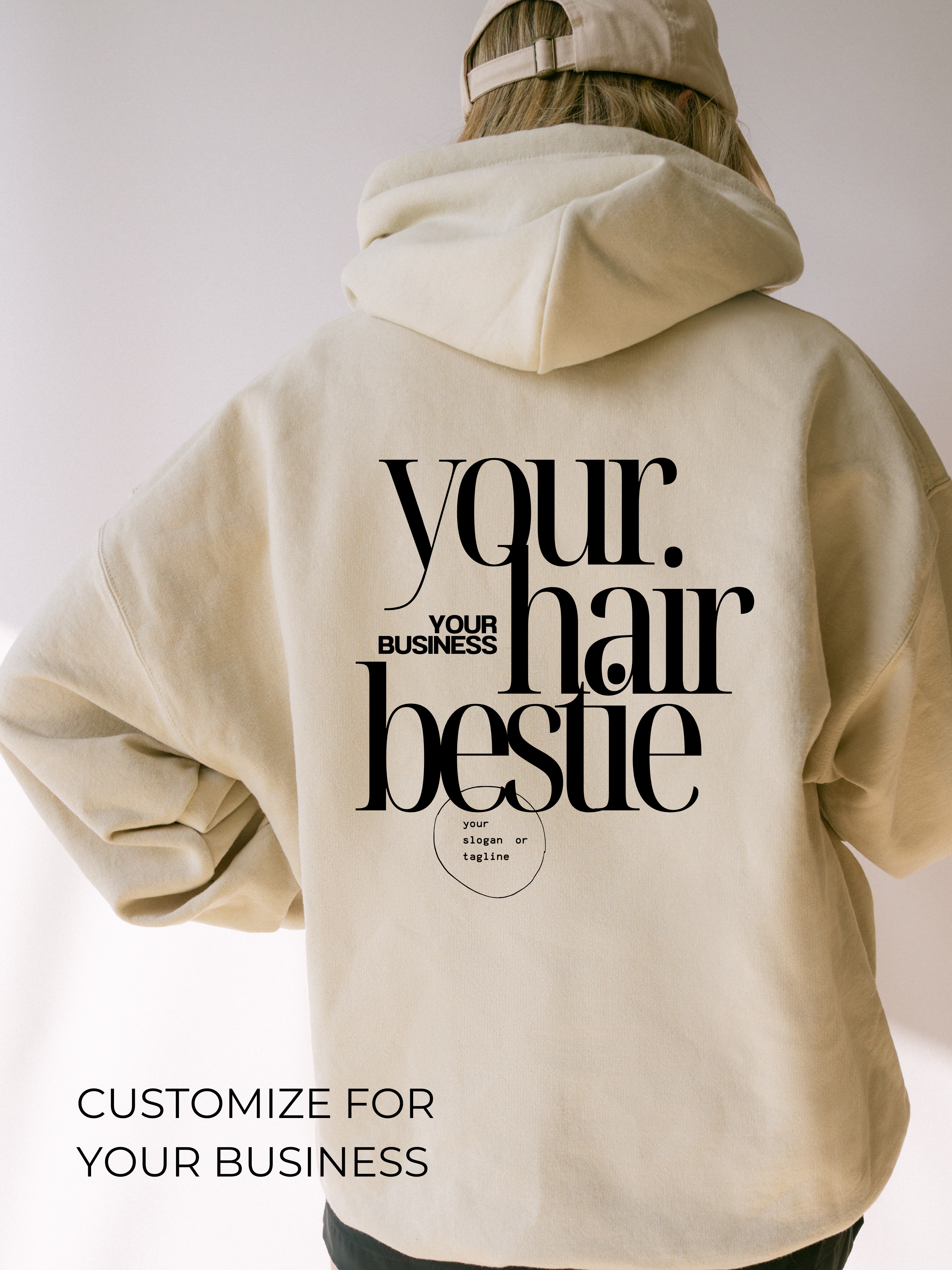 Your Hair Bestie Merch Template