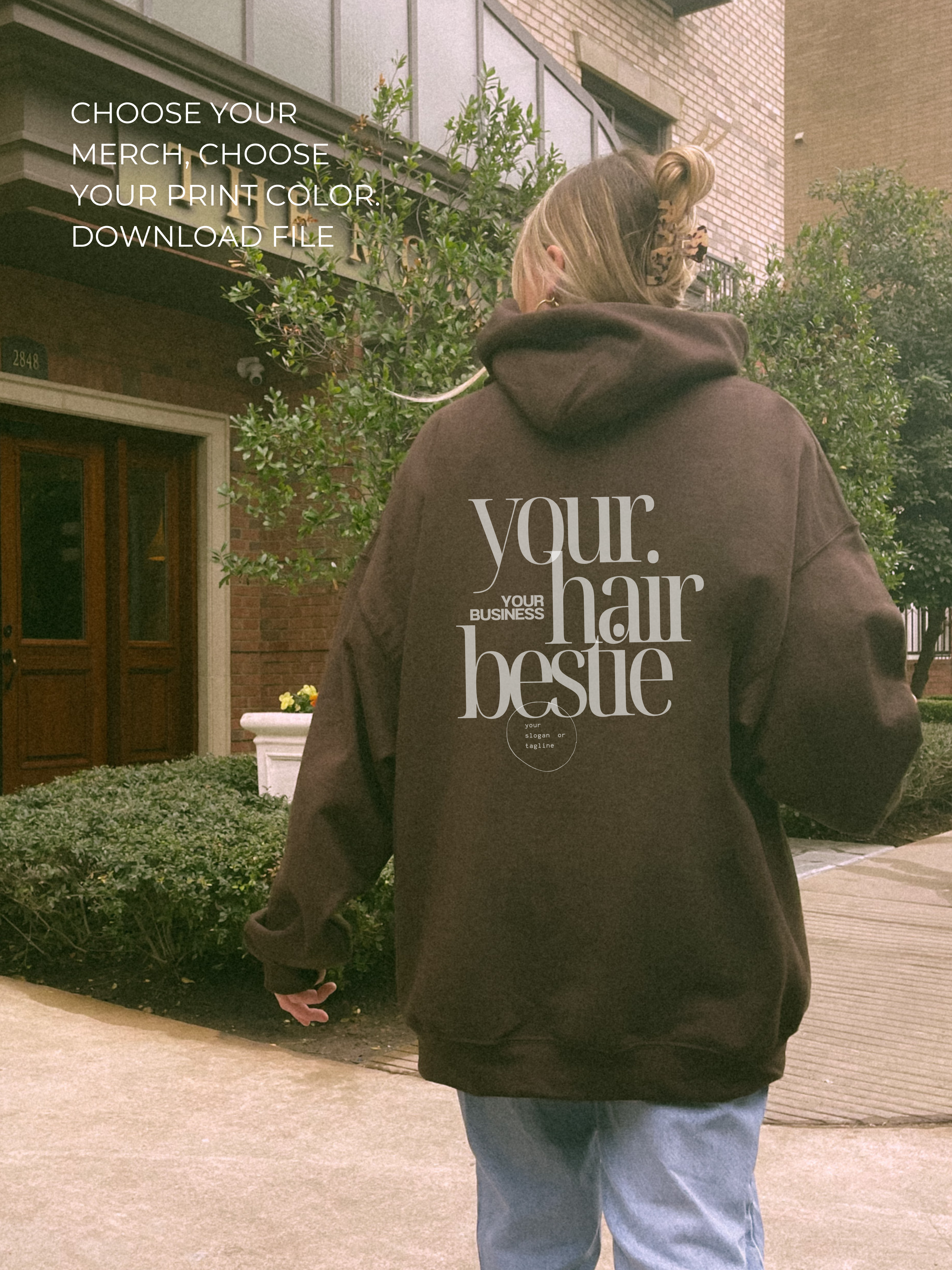 Your Hair Bestie Merch Template